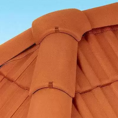 Вальмовая черепица Braas (Браас), серия Франкфуртская, цвет коричневый