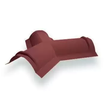 Тройник Y-образный для полукруглого конька Grand Line (Гранд Лайн), покрытие Satin Matt 0.5, цвета по каталогу RAL и RR