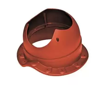 Проходной элемент Base-VT Wave 110 Krovent (Кровент) для металлочерепицы (Classic, Modern), красный