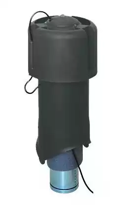 Вентилятор Krovent (Кровент) Moto R190/125 (h - 580см, d - 206мм), черный