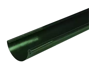 Желоб 3000 мм D125 Металл Профиль Foramina (Престиж), цвет зеленый (RAL 6005)