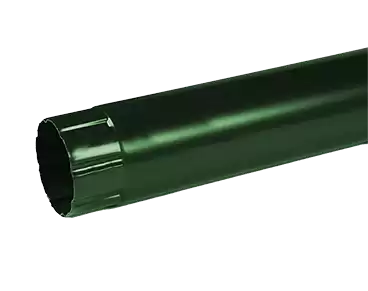 Труба водосточная 2000 мм D100 Металл Профиль Foramina (Престиж), цвет зеленый (RAL 6005)