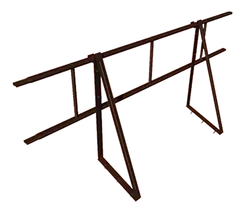 Ограждение Металл Профиль кровельное, 1,86х0,6 м, цвет Ral 8017 (шоколад)