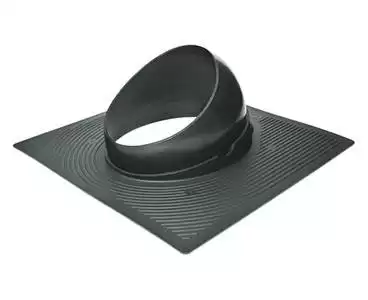 Проходной элемент Base-VT 125/150 Krovent (Кровент) для мягкой кровли, черный