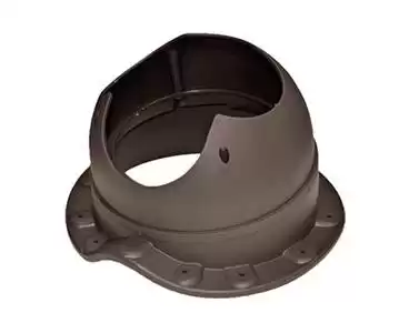 Проходной элемент Base-VT Wave 110 Krovent (Кровент) для металлочерепицы (Classic, Modern), коричневый