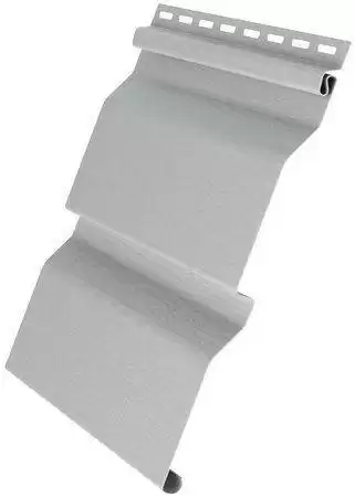 Сайдинг Grand Line Classic Standart виниловый, корабельный брус D4 GL, 3.00*0.203 м, серый