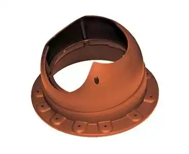 Проходной элемент Base-VT Seam 110 Krovent (Кровент) для мягкой и фальцевой кровли, кирпичный