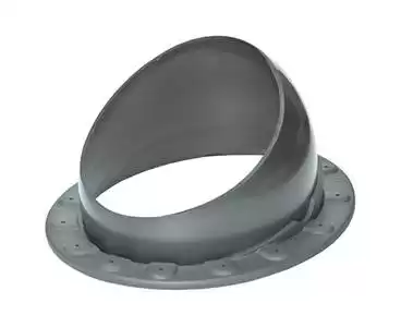 Проходной элемент Base-VT Seam 125/150 Krovent (Кровент) для мягкой и фальцевой кровли, серый