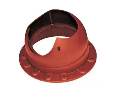Проходной элемент Base-VT Seam 110 Krovent (Кровент) для мягкой и фальцевой кровли, красный