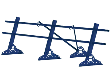 Ограждение кровли Grand Line (Гранд Лайн) 0.9 м, цвет RAL 5005 (синий)