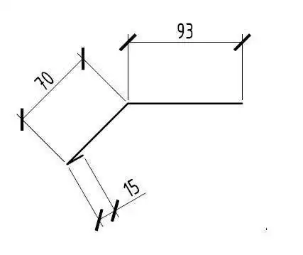 Карнизная планка Weckman / Векман 0.5 мм, Pural 50 мкм, цвет RR 32 (темно-коричневый)