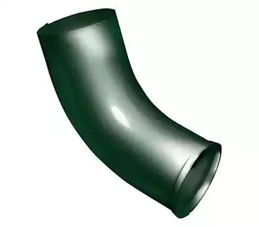 Колено водостока Grand Line PU 90 мм, зеленый RAL 6005