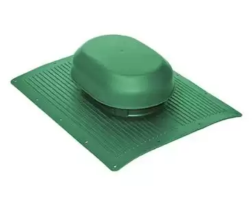 Аэратор скатный Aero-Vent Krovent (Кровент) для мягкой кровли, зеленый