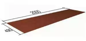 Плоский лист Gerard 2000x450 мм, bark (121)