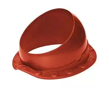 Проходной элемент Base-VT Wave 125/150 Krovent (Кровент) для металлочерепицы (Classic, Modern), красный