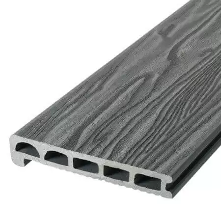Финишная доска/ступень из ДПК TALVERWOOD 3D фактура дерева, 170х25х3000, графит