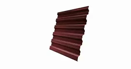 Профнастил HС35R Гранд Лайн / Grand Line 0,5 GreenCoat Pural Zn 275, цвет RR 29 красный (RAL 3009)