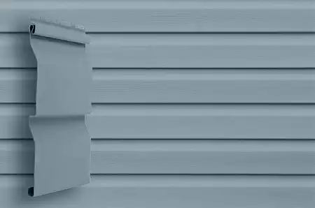 Сайдинг Grand Line Classic Color Plus виниловый, корабельный брус D4 GL, 3.00*0.203 м, голубой