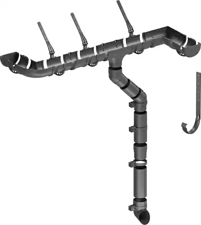 Хомут универсальный Docke Standard, RAL 7024 серый