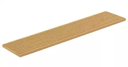 Наличник GRINDERDECO ДПК, 120x11x3000мм, шлифованный, карамель