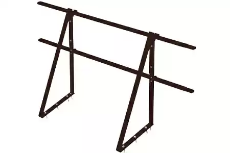 Ограждение кровли Optima Grand Line (Гранд Лайн) 0,65х2м, цвет RAL 8017 (коричневый)