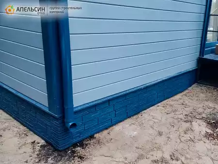 Монтаж цоколя Фасадная панель Grand Line Classic, Сланец