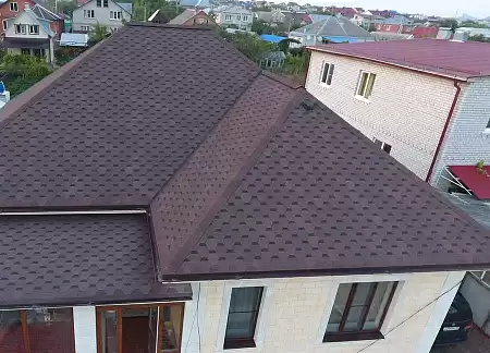 Гибкая черепица Docke Standard Сота, Коричневый, 3 м2/уп