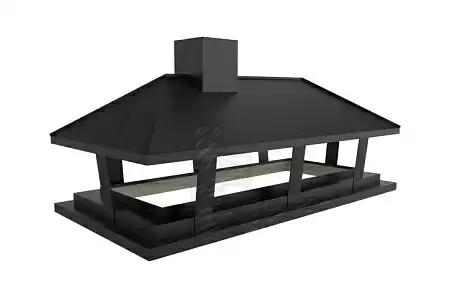 Колпак дымник 4For Pipe Австрия Линц, 380х380 мм, PE, цвет по каталогу RAL, RR под заказ