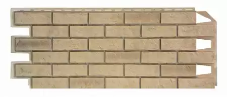 Фасадные панели Vox (Вокс), серия Solid BRICK (под кирпич), цвет Экстер, 1095х446 мм