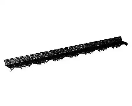 Подконьковая / пристенная планка Gerard, Milano, 1308 мм, dark silver (481)
