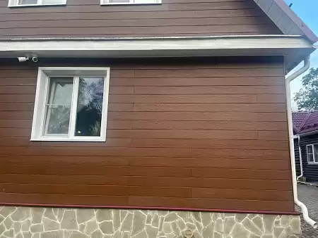 Фиброцементный сайдинг FCS Click Wood, 3000x190x10 мм, F30