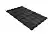 Волновой профиль Grand Line Quadro profi, 0,5 GreenCoat Pural BT, Zn 275, RR 23 темно-серый (RAL 7024 мокрый асфальт)