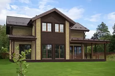 Металлочерепица Гранд Лайн / Grand Line, коллекция Classic, 0,5 Satin Zn 140, цвет RAL 8017 (шоколад)