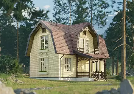 Фасадные панели Docke STANDARD Flemish, 1095х420 мм, желтый