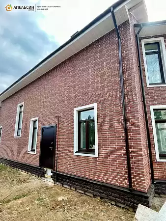 Монтаж фасадных панелей Альта Профиль Кирпич Рижский