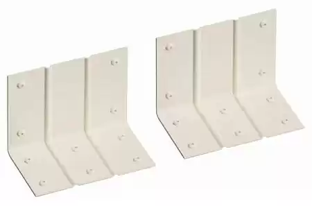 Наружный усилитель для столба GRINDERDECO, 120х120 мм, алюминий, выбеленный дуб