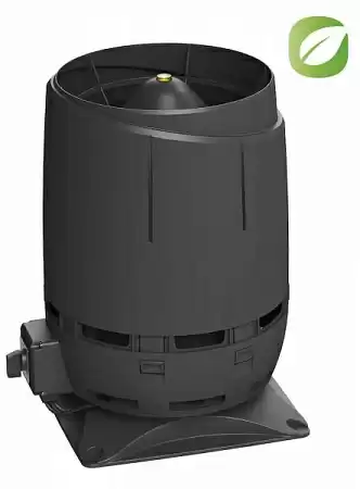 FLOW ECo S-Вентилятор 160 Vilpe (Вилпе) на постоянном токе с колпаком и основанием 300х300, черный
