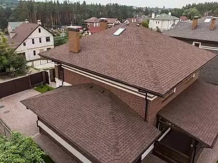 Гибкая черепица Shinglas Ранчо, бронзовый, 2 м2/упак