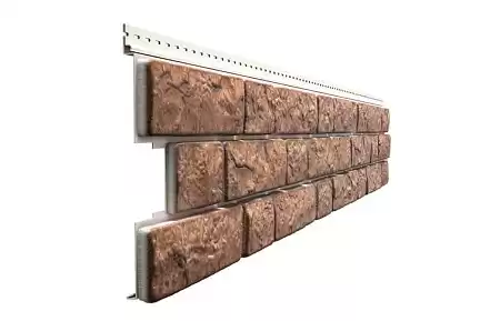 Виниловый сайдинг Docke LUX BERGART, 1.8х0.28 м, кедровый орех