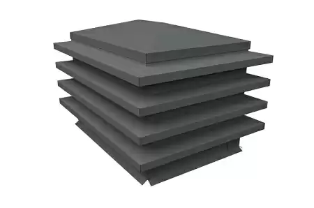 Дымник на трубу (колпак) елка Grand Line 1290х525 мм, 0.45 PE, RAL 7005 (серая мышь)
