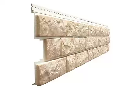 Виниловый сайдинг Docke LUX BERGART, 1.8х0.28 м, кешью