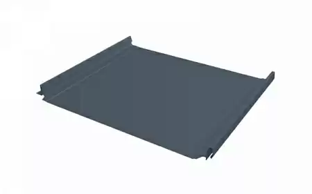 Кликфальц Pro Гранд Лайн / Grand Line, GreenCoat Pural Matt 0.5, цвет RR 2H3 антрацитово-серый (RAL 7016)