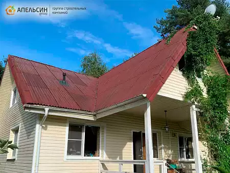 Монтаж металлочерепицы Grand Line в с. Запорожское Монтаж металлочерепицы Grand Line в с. Запорожское