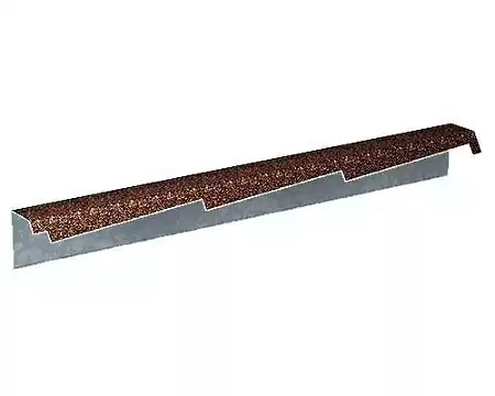 Фронтонная планка резная Gerard, правая, 1200 мм, chestnut (121)