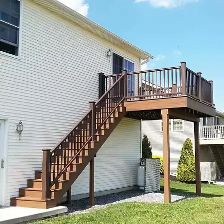 Ступень CM Stair ДПК, 3000x345x25 мм, BLACKWOOD (черное дерево), 1 шт/упак