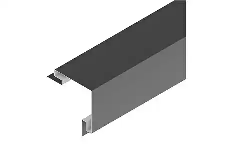 Угол сайдинга наружный 3D 100х100 Aquasystem, Pural 0.5, 3.0 м, RR 23 маренго
