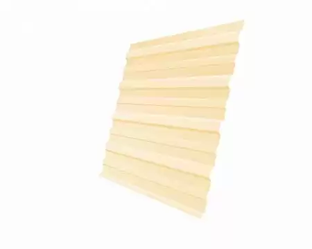 Профнастил С10А Гранд Лайн / Grand Line 0.5 Satin Zn 140, цвет RAL 1015 (св. слоновая кость)