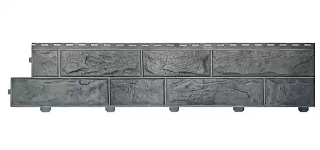 Сайдинг формованный Альта Профиль Вулканический камень, 3020x270x1.1 мм, хромит Сайдинг формованный Альта Профиль Вулканический камень, 3020x270x1.1 мм, хромит