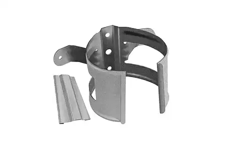 Кронштейн трубы на дерево, круглый D125/90 Grand Line PE, покрытие Zn Кронштейн трубы на дерево, круглый D125/90 Grand Line PE, покрытие Zn