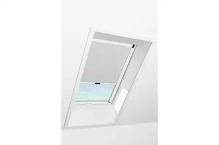 Штора рулонная затемняющая Roto ZRV M, 94x98, светлая серая